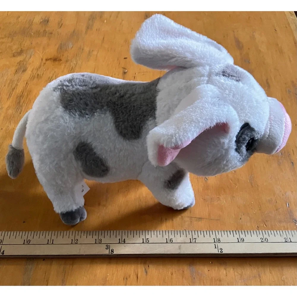 Disney Pua Plush Toy Kids 9 Inch White Moana Pig Spotted Stuffed Animal